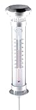 Grundig Solar Light Thermometer, silber, 9 x 9 x 57 cm