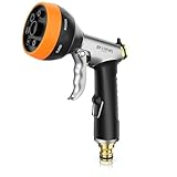 Brandson - Gartenbrause Metall − Handbrause Garten - 7 Sprühbilder -...