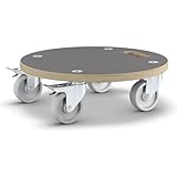 WAGNER Pflanzenroller Maxigrip Ø 38 x 11 cm I Kübelroller für...