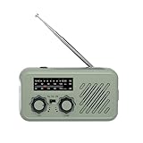 Ouitble Kurbelradio Solar Kurbel Notfall Radio AM/FM Dynamo Notfallradio...