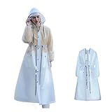 DSFDFDG Regenmantel for Erwachsene, for Herren und Damen, einzelner Langer...