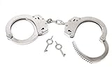 KOSxBO ORIGINAL echte Handschellen vernickelte Stahlhandfessel mit Kette...