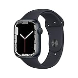 Apple Watch Series 7 (GPS, 45MM) Aluminiumgehäuse Mitternachts mit...