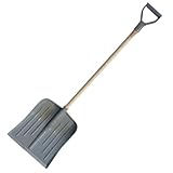 pokm toolsmarket - Schneeschaufel Kunststoff 40 cm mit Metallkante 135 cm...