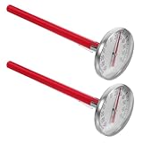 NUOBESTY Mechanisches Autothermometer Kfz Armaturenbrett Thermometer ohne...