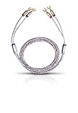 OEHLBACH Twin Mix One 200 - Lautsprecherkabel-Set versilbert 2 x 3,0 mm²,...
