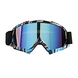 Hixingo Motocross Brille für Damen und Herren, Motorradbrille Winddicht...