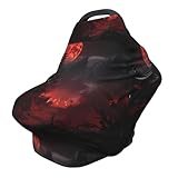 Xiso Ver Shogun Blood Moon Autositz Baby Stillbezug zum Stillen Dehnbarer...