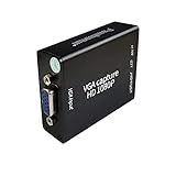 POMIACAM VGA-Video-Konverter, VGA auf USB 2.0, Audio- und...