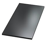 AUPROTEC Tischplatte 25mm Signalschwarz 500 mm x 500 mm Holzplatte...