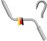 markiso Markisenkurbel 140 cm Grau – Kurbel für Markise mit...