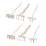 HONMEET 6 Stück Teiliges Mini Bambus Zen Garten Sand Rechen...