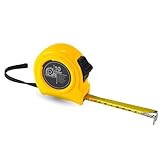 Premium Bandmaß 10 Meter mit Halterung - robustes Maßband & Bandmass zum...
