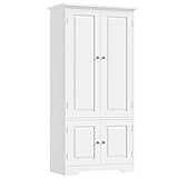 FOREHILL Mehrzweckschrank weiß Wohnzimmerschrank Küchenschrank...