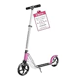 HUDORA BigWheel Pure Scooter - Stabiler Aluminium-Roller mit Ständer -...