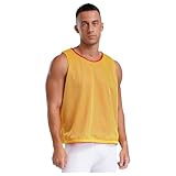 Rswnyirn Herren Mesh Shirt Ärmellos Tank Top Sportweste Loose Fit Tops...