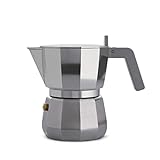 Alessi DC06/3 Espressokocher Aluminium, Grau