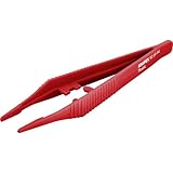 KNIPEX Kunststoffpinzette Geriffelt Mattiert 129 mm, 92 69 84