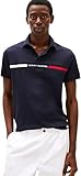 Tommy Hilfiger Herren Poloshirt Kurzarm Chest Insert Regular Fit, Blau...