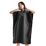 Flintronic Mikrofaser Poncho, 110 * 80cm Quick Dry Badehandtuch Mit Kapuze,...