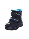 Superfit Jungen - Schuhe HUSKY1 Boot, Modern, BLAU/HELLBLAU 8010, 28