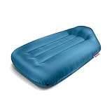 Fatboy® Lamzac L Inflatable Sofa/Bean Bag/Sofa, Sky Blue Hammock Filled...