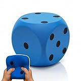 alldoro 63108 XXL Schaumstoff-Würfel Blau, 15 x 15 cm, großer...