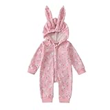 Generisch Baby Body Langarm Osterhase Overall Baby Frühling Walkoverall...