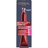 L'Oréal Paris Augenpflege, Revitalift Laser X3, Anti-Aging Augencreme mit...