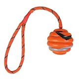 TRIXIE Wellenball am Seil, Naturgummi