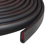 Gummikantenschutz, 1 mm selbstklebender U-Kanal-Kantenschutz, flexibler...