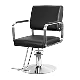 Udnzpfuy Ergonomischer Hochleistungs-Frisierstuhl, HöHenverstellbarer...