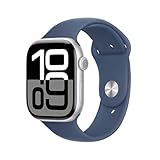 Apple Watch Series 10 (GPS 46 mm) Smartwatch mit Aluminiumgehäuse in...