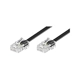 Goobay 50255 ISDN Modularanschlusskabel, RJ45-Stecker (8P4C)  RJ45-Stecker...