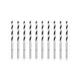 Meccion Holzbohrer 3mm 10Pcs Holzschlangenbohrer Brad Point...