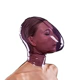 SALANSEX Vollgesichtsmaske mit Atembeutel und Nasenloch, Sex BDSM Latex...