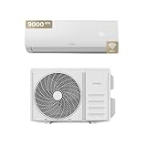 EVVO Splitklima-Klimaanlage, WLAN, Kühlung und Heizung,...