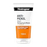 Neutrogena Anti-Pickel 2-in-1 Reinigung & Maske (150 ml), klärende...