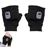lifetter USB Beheizte Handschuh, Beheizte Handschuhe Fingerlos für Frauen...