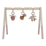 Little Dutch 9010 Holz Baby Gym Spieltrapez mit Stoff Anhängern - Fairy...