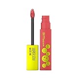 Maybelline New York Flüssiger Lippenstift mit mattem Finish, 16h Halt ohne...