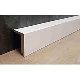 Heizrohrabdeckleiste Bis 88 mm Höhe 64 x 96 x 2500 mm MDF-Kern foliert...
