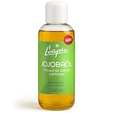 LEUPIN Jojobaöl - 200 ml - kaltgepresstes, veganes Jojoba-Öl in...