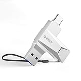 ORICO USB Stick 128GB USB 3.2 Speicherstick OTG Bis zu 150MB/s 2-in-1 Typ C...