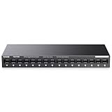 Tenda TEG1116M Switch 16 Port Gigabit Netzwerk Switch Wandmontage LAN...
