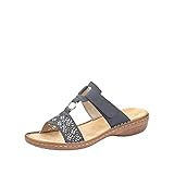 Rieker Damen FrühJahr/Sommer 60871 Pantoletten, Pazifik 14, 39 EU