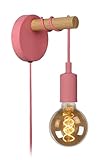 LUCIDE POLA - Wandleuchte Kinderzimmer - Ø 12 cm - 1xE27 - Rosa