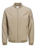 JACK & JONES Herren JJERUSH Bomber NOOS 12165203, Crockery, XXL