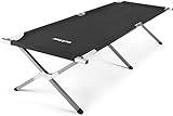 Outtec® Campingbett Klappbar Feldbett Klappbett bis 120 kg - 203cm x 62cm...