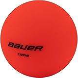 BAUER Warm-STK. Streethockey Ball, Orange, 1size